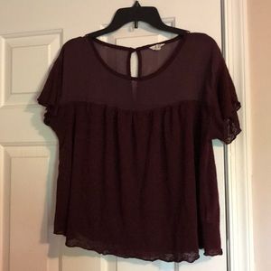 Maroon blouse